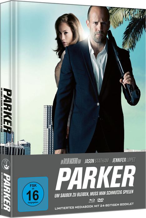 Parker (Blu-ray &amp; DVD im Mediabook), 1 Blu-ray Disc und 1 DVD