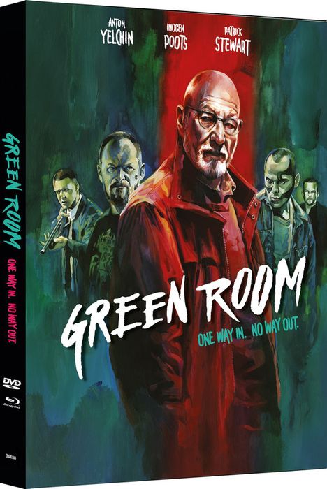 Green Room (Blu-ray &amp; DVD im Mediabook), 1 Blu-ray Disc und 1 DVD