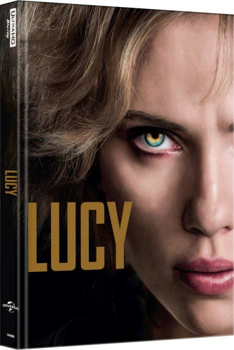 Lucy (Ultra HD Blu-ray &amp; Blu-ray im Mediabook), 1 Ultra HD Blu-ray und 1 Blu-ray Disc
