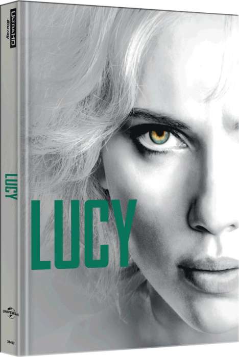 Lucy (Ultra HD Blu-ray &amp; Blu-ray im Mediabook), 1 Ultra HD Blu-ray und 1 Blu-ray Disc