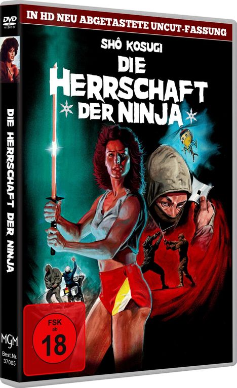 Die Herrschaft der Ninja, DVD