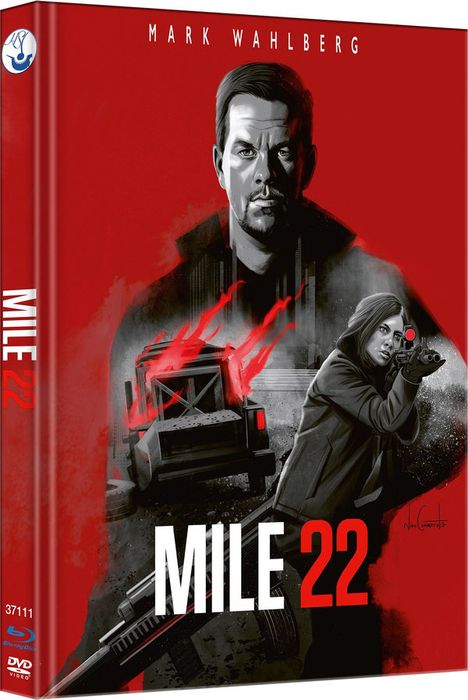 Mile 22 (Blu-ray & DVD im Mediabook), 1 Blu-ray Disc und 1 DVD