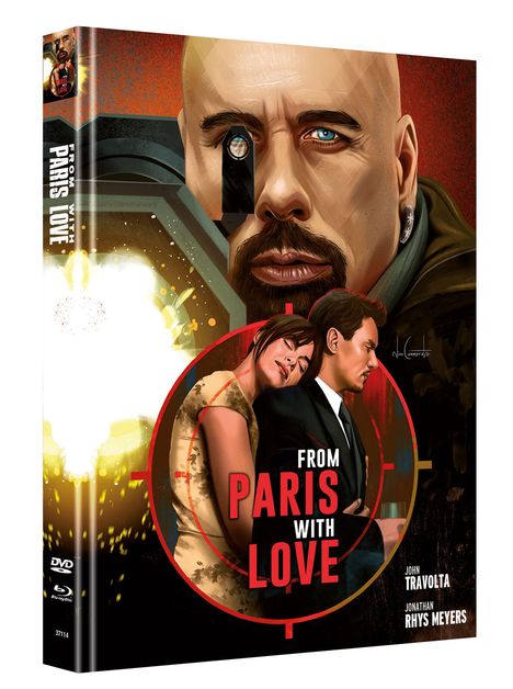 From Paris with Love (Blu-ray &amp; DVD im Mediabook), 1 Blu-ray Disc und 1 DVD