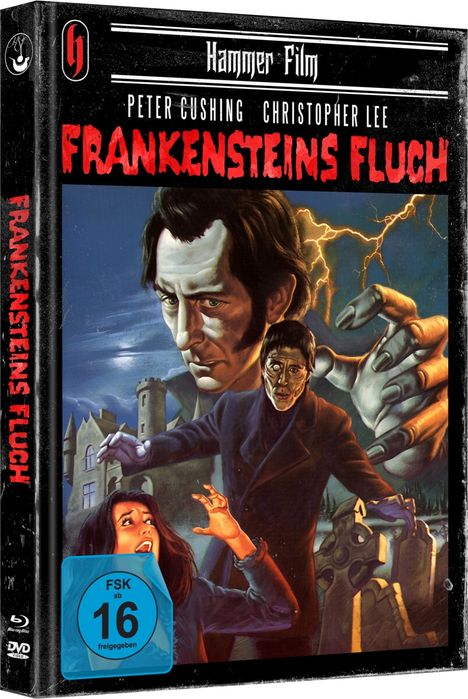 Frankensteins Fluch (Blu-ray &amp; DVD im Mediabook), 1 Blu-ray Disc und 1 DVD