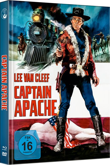 Captain Apache (Blu-ray &amp; DVD im Mediabook), 1 Blu-ray Disc und 1 DVD