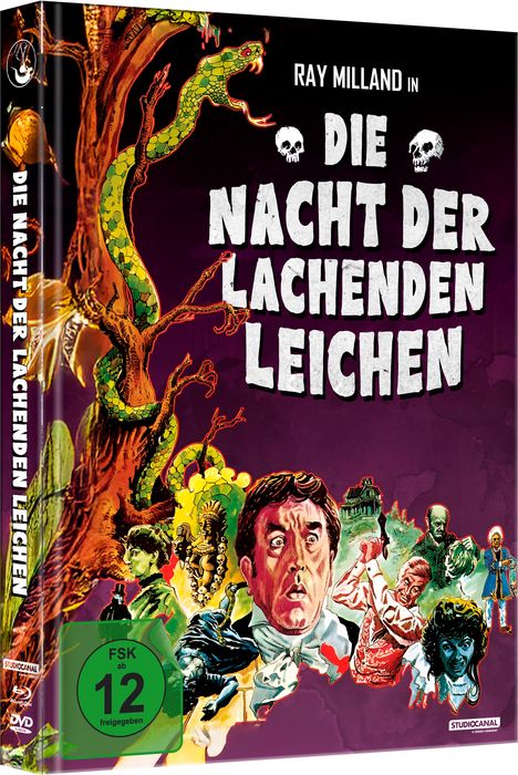 Die Nacht der lachenden Leichen (Blu-ray &amp; DVD im Mediabook), 1 Blu-ray Disc und 1 DVD