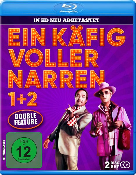 Ein Käfig voller Narren 1+2 (Double Feature) (Blu-ray), 2 Blu-ray Discs