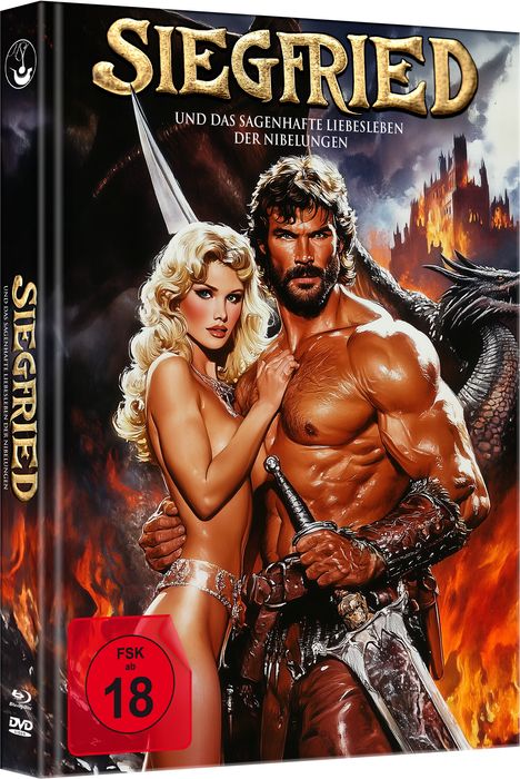 Siegfried und das sagenhafte Liebesleben der Nibelungen (Blu-ray &amp; DVD im Mediabook), 1 Blu-ray Disc und 1 DVD