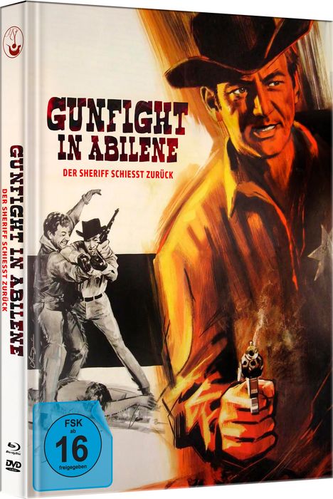 Gunfight in Abilene - Der Sheriff schiesst zurück (Blu-ray & DVD im Mediabook), 1 Blu-ray Disc und 1 DVD