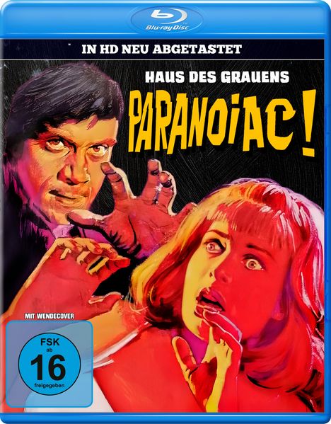 Paranoiac - Haus des Grauens (Blu-ray), Blu-ray Disc