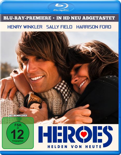 „Blu-ray-Premiere · In HD neu abgetastet“ über den Namen der Schauspieler. Zwei Personen umarmen sich lächelnd.