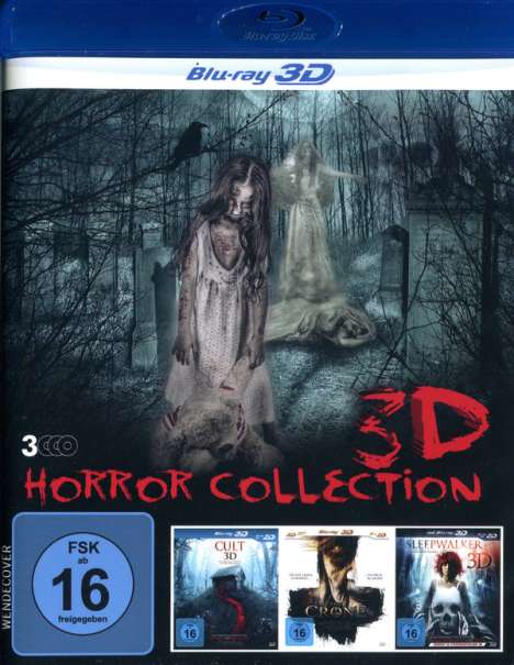 3D Horror Collection (3D Blu-ray), 3 Blu-ray Discs
