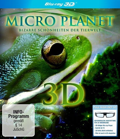 Micro Planet - Bizarre Schönheiten der Tierwelt (3D Blu-ray), Blu-ray Disc