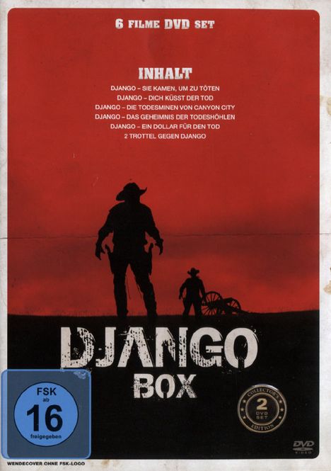 Django Box, 2 DVDs