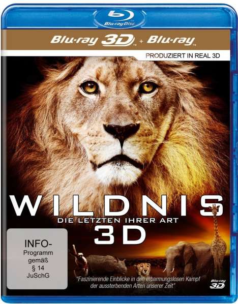 Wildnis (3D Blu-ray), Blu-ray Disc