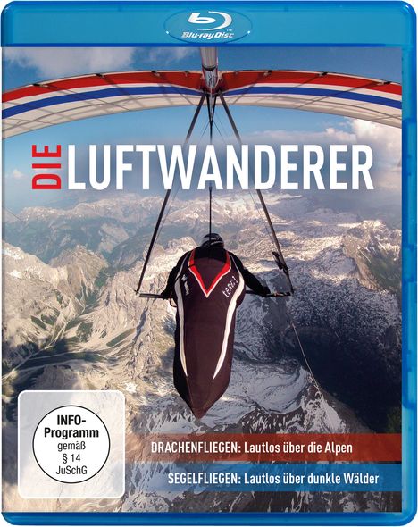 Die Luftwanderer - Lautlos über die Alpen / Lautlos über dunkle Wälder (Blu-ray), Blu-ray Disc