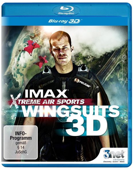 Wingsuits 3D (IMAX Xtreme Air Sports) (3D Blu-ray), Blu-ray Disc