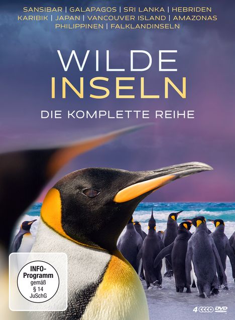 Wilde Inseln (Komplette Reihe), 4 DVDs