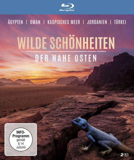 Wilde Schönheiten: Der Nahe Osten (Blu-ray), 2 Blu-ray Discs