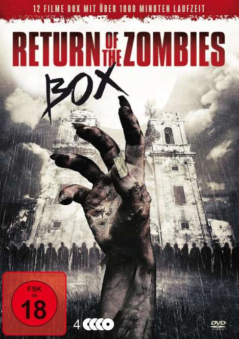 Return of the Zombies (12 Filme auf 4 DVDs), 4 DVDs