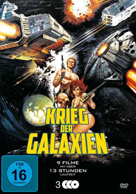 Krieg der Galaxien (9 Filme auf 3 DVDs), 3 DVDs