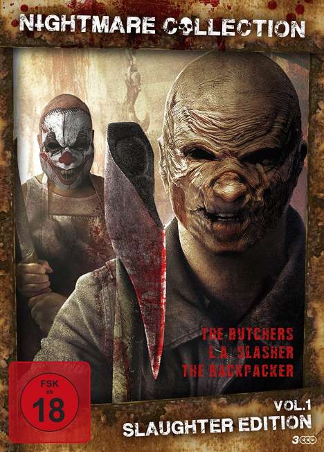 Nightmare Collection Vol. 1: Slaughter Edition, 3 DVDs