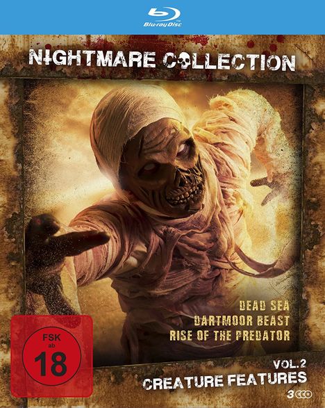Nightmare Collection Vol. 2: Creature Features (Blu-ray), 3 Blu-ray Discs