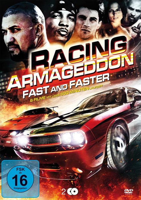 Racing Armageddon - Fast and Faster Box (6 Filme auf 2 DVDs), 2 DVDs