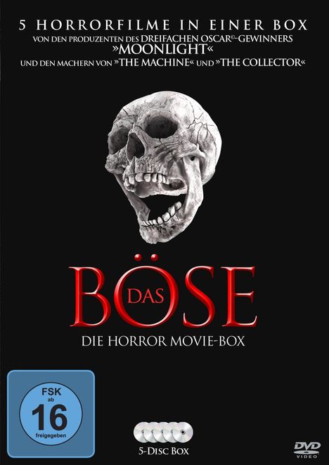 Das Böse - Die Horror Movie Box, 5 DVDs