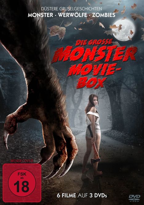 Die grosse Monster Movie-Box (6 Filme auf 3 DVDs), 3 DVDs