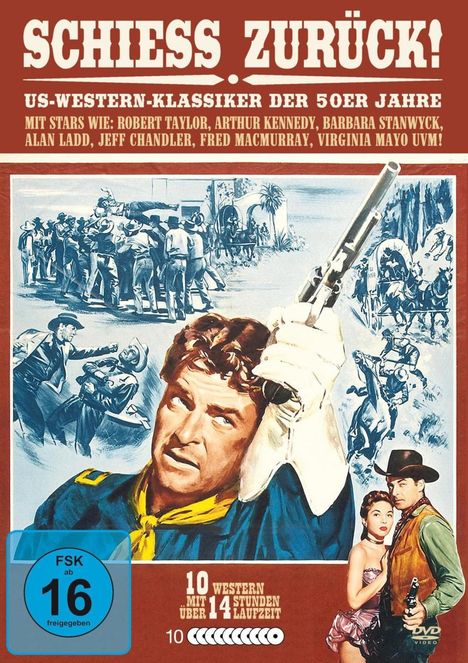 Schieß zurück! - US-Western Klassiker der 50er Jahre (10 Filme), 10 DVDs