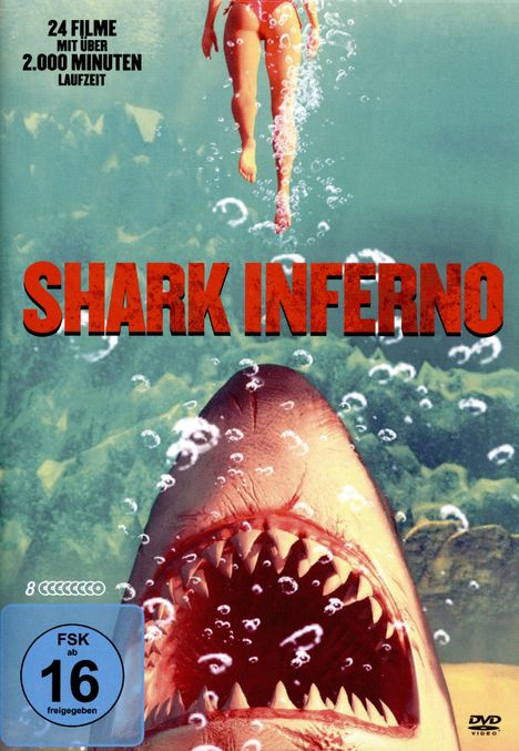 Shark Inferno (24 Filme auf 8 DVDs), 8 DVDs