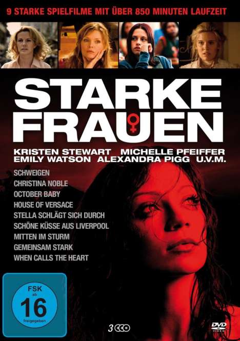 Starke Frauen (9 Filme auf 3 DVDs), 3 DVDs