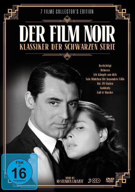 Der Film Noir - Klassiker der Schwarzen Serie (7 Filme auf 3 DVDs), 3 DVDs