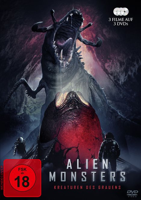 Alien Monsters - Kreaturen des Grauens (3 Filme), 3 DVDs