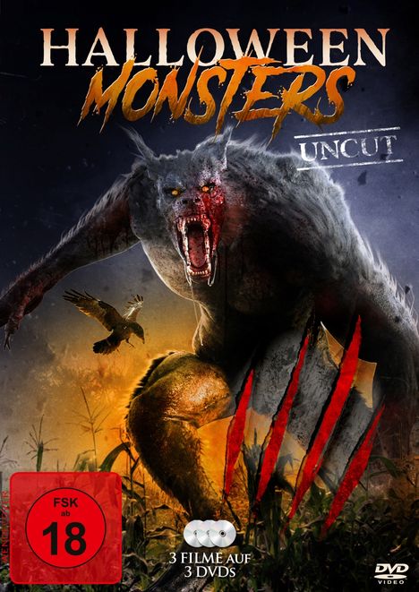 Halloween Monsters (3 Filme), 3 DVDs