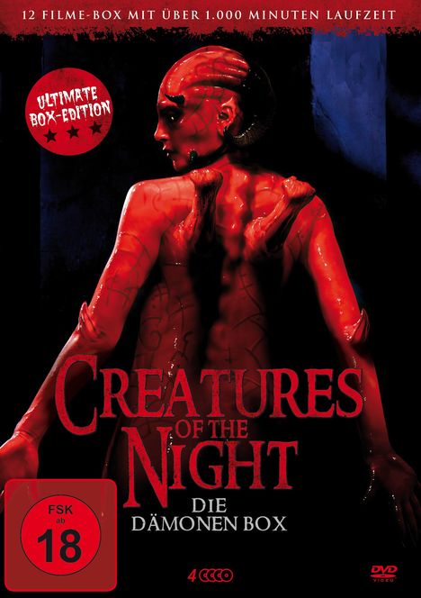 Creatures of the Night - Die Dämonenbox (12 Filme auf 4 DVDs), 4 DVDs