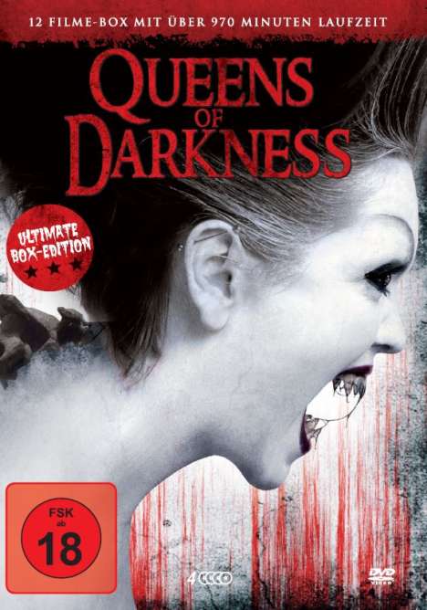 Queens of Darkness (12 Filme auf 4 DVDs), 4 DVDs
