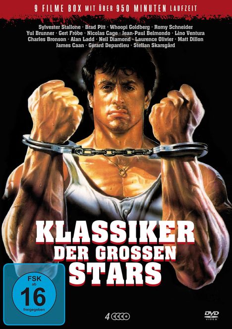 Klassiker der grossen Stars (9 Filme auf 4 DVDs), 4 DVDs