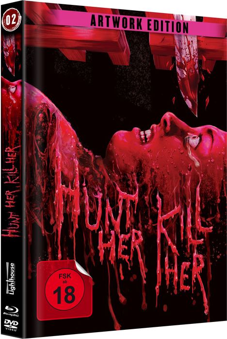 Hunt Her, Kill Her (Blu-ray &amp; DVD im Mediabook), 1 Blu-ray Disc und 1 DVD