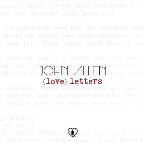 John Allen: (Love) Letters, CD