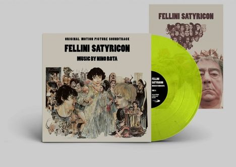 Nino Rota (1911-1979): Filmmusik: Fellini Satyricon (O.S.T.) (Limited-Edition) (Translucent Yellow Vinyl), LP