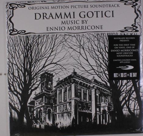 Ennio Morricone (1928-2020): Filmmusik: Drammi Gotici (O.S.T.) (Limited-Edition) (Coloured Vinyl), LP