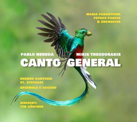 Canto General, 2 CDs