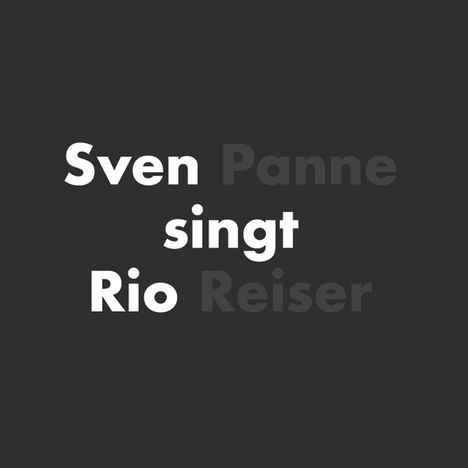 Sven Panne: Sven singt Rio, CD
