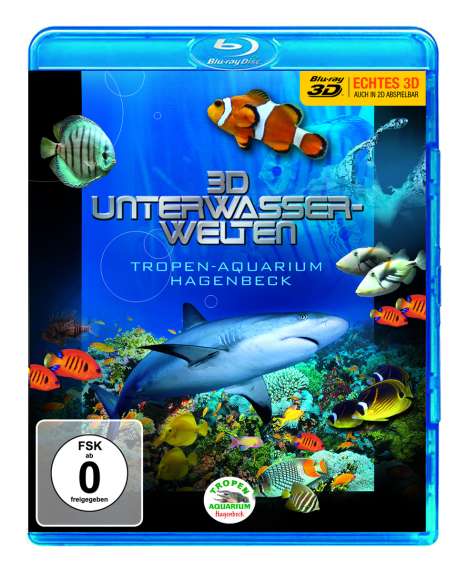 3D Unterwasserwelten - Tropen-Aquarium Hagenbeck (Blu-ray), Blu-ray Disc