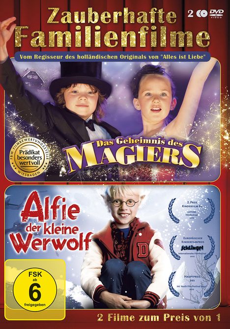 Zauberhafte Familienfilme: Alfie, der kleine Werwolf / Das Geheimnis des Magiers, DVD
