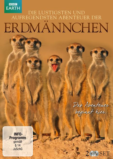 Die lustigsten und aufregendsten Abenteuer der Erdmännchen, 2 DVDs