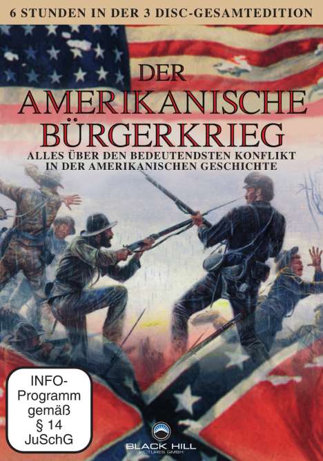 Der Amerikanische Bürgerkrieg, 3 DVDs
