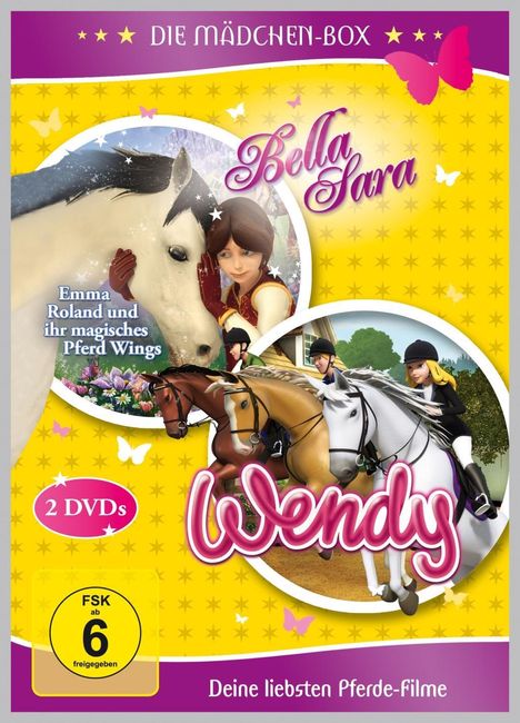 Bella Sara / Wendy (Mädchen-Box), 2 DVDs